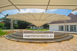 desain panggung tenda membrane