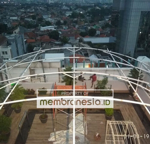 rangka tenda membrane
