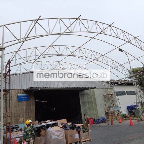 struktur kanopi membran