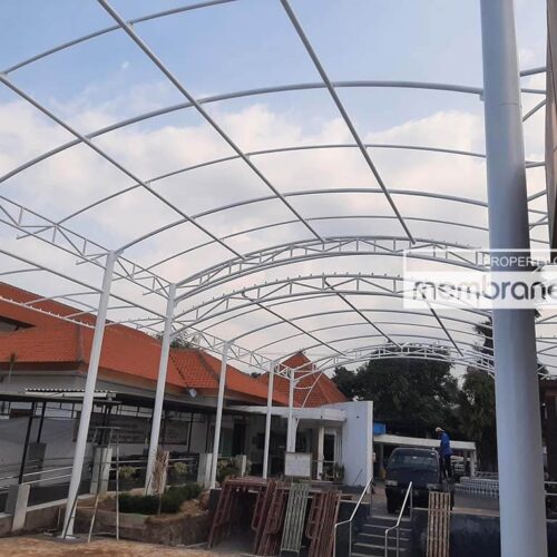 rangka canopy membrane