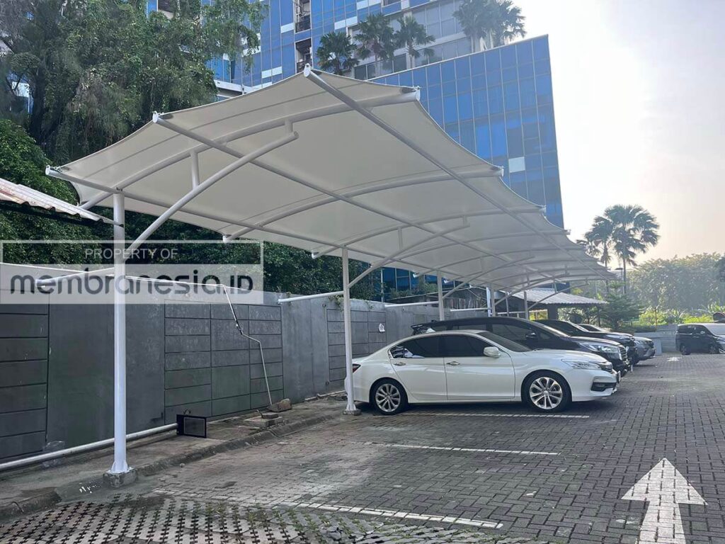 canopy parkiran apartment