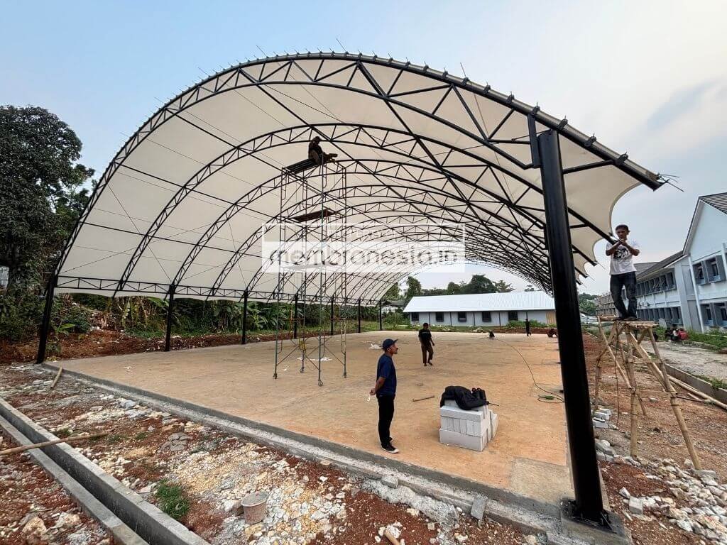 atap membran lapangan olahraga
