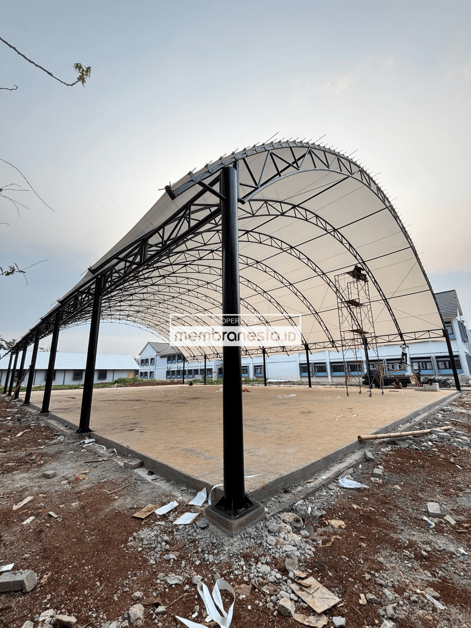 desain atap padel 2027